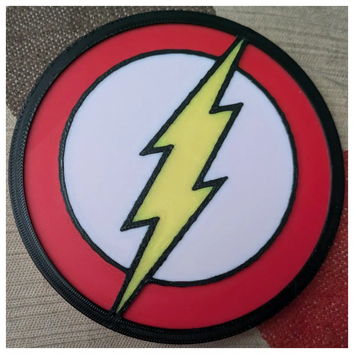 Flash Cup Holder Automotive Coaster Desk Decoration Superhero Theme Drink Mat Creative Gift Flash Cup Holder