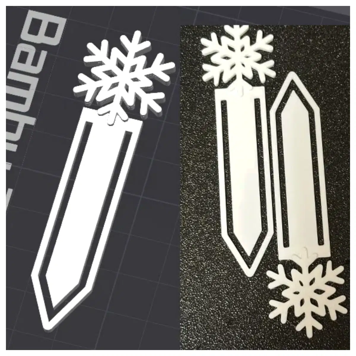 Snowflake Bookmark Clip Holder Paper Book Decoration Book Stabilizer Collection Page Protector Keepsake Accessory