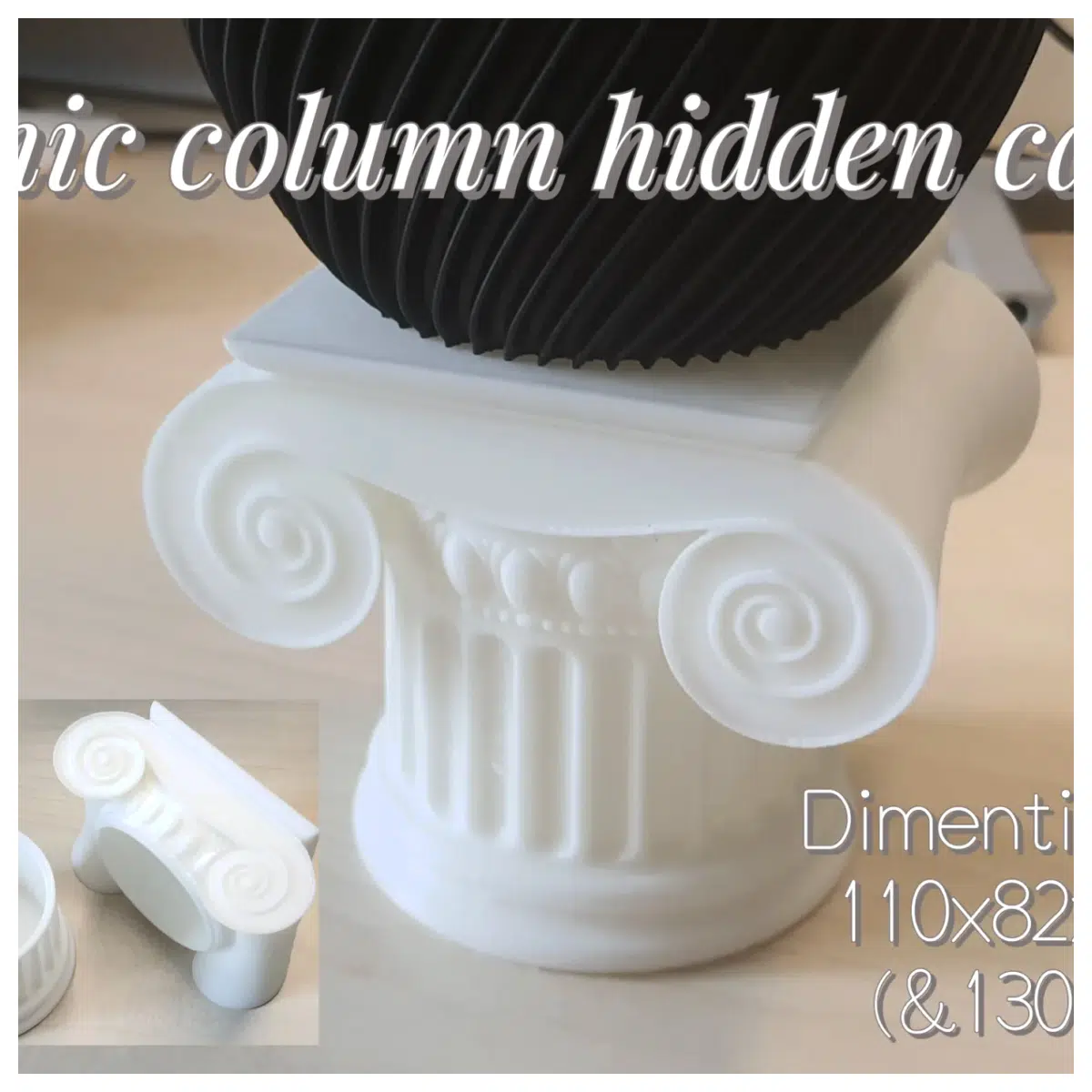 hidden ionizer column replacement filter for air purifier hepa compatible silent operation energy saving
