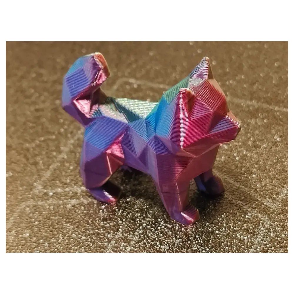 Low Poly Akita Dog Model 3D Print Toy Pet Accessories Anime Collectibles
