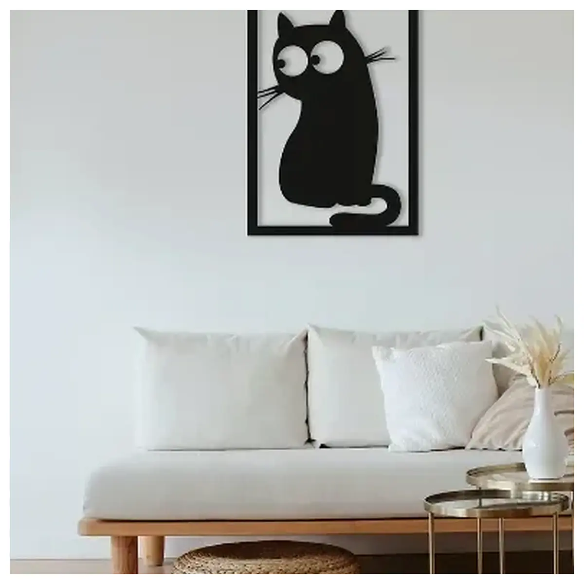 Cat Wall Art Decor Pet Wall Decor Cat Theme Wall Painting Indoor Wall Art Wall Stickers