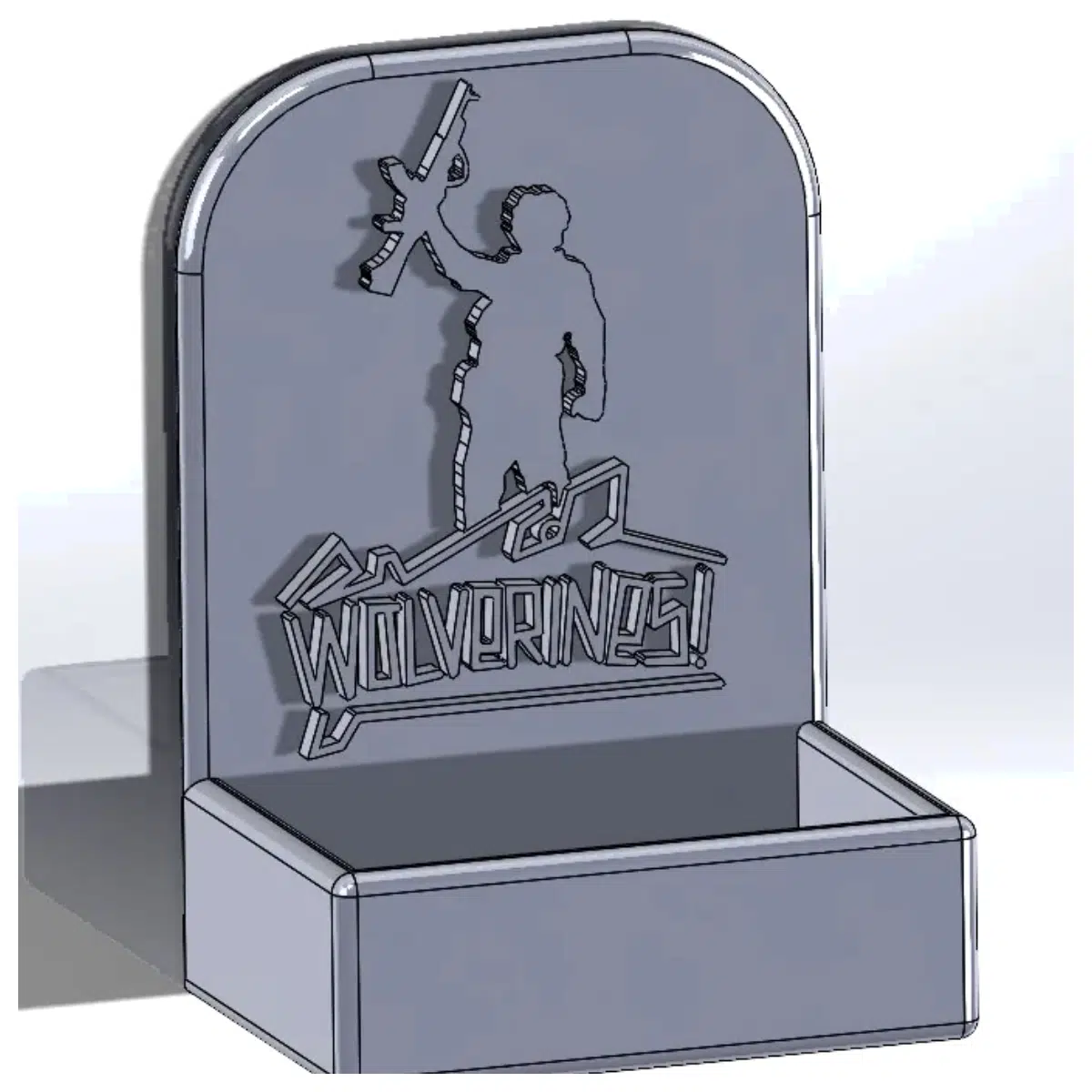 Werewolf 1984 Desktop Trash Can Organizer Anime Merchandise Storage Box Game Prop Holder Desktop Decoration Storage Accessories
