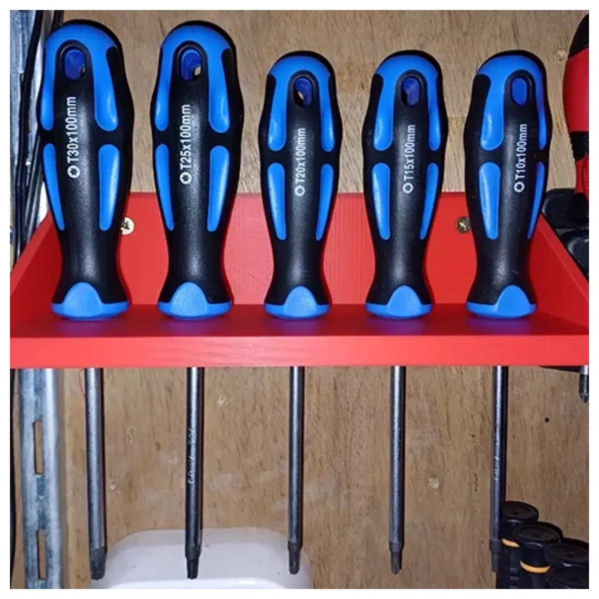 Screwdriver Holder Organizer Tool Storage Magnetic Mount Tool Accessory Repair Parts Precision Tool Holder