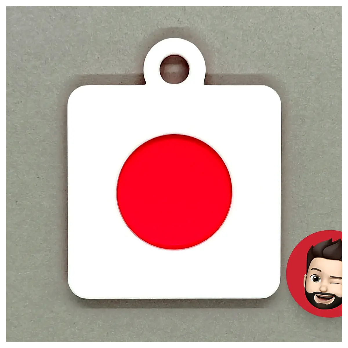 Japan Flag Keychain Decoration Gift Souvenir Japanese Culture Flag Charm Accessory