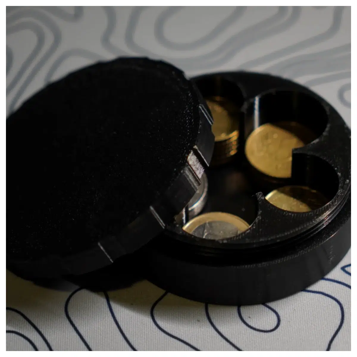 Euro Coin Holder Case Organizer Coin Storage Box Wallet Organizer Euro Coin Case Keeps Coins Neat Sorted
