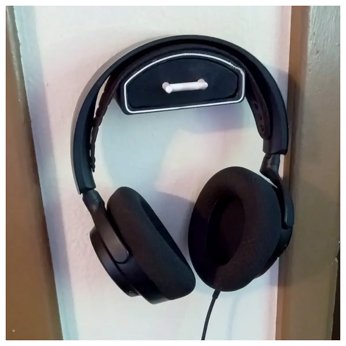 Headphone Organizer with Drawer Desk Storage Phone Stand Lazy Person Accessory Earbud Holder Desktop Organizer
