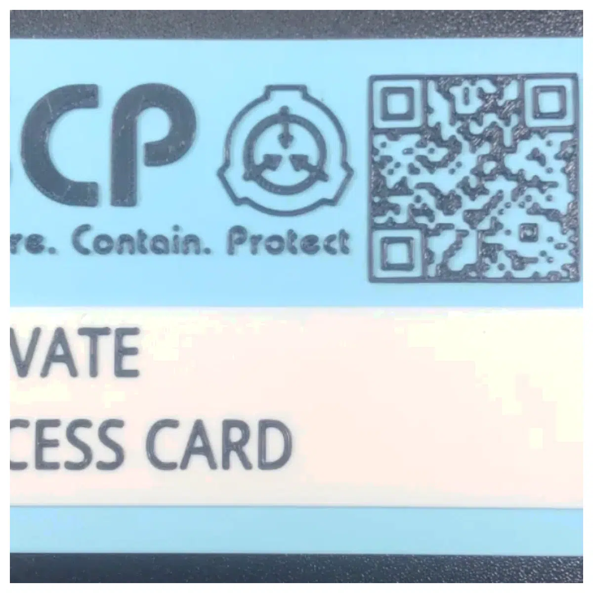SCP Private Key Card Secret Lab Game Explore Mystery Solve Puzzles Dark Adventure Key Card Experiment Puzzle Horror