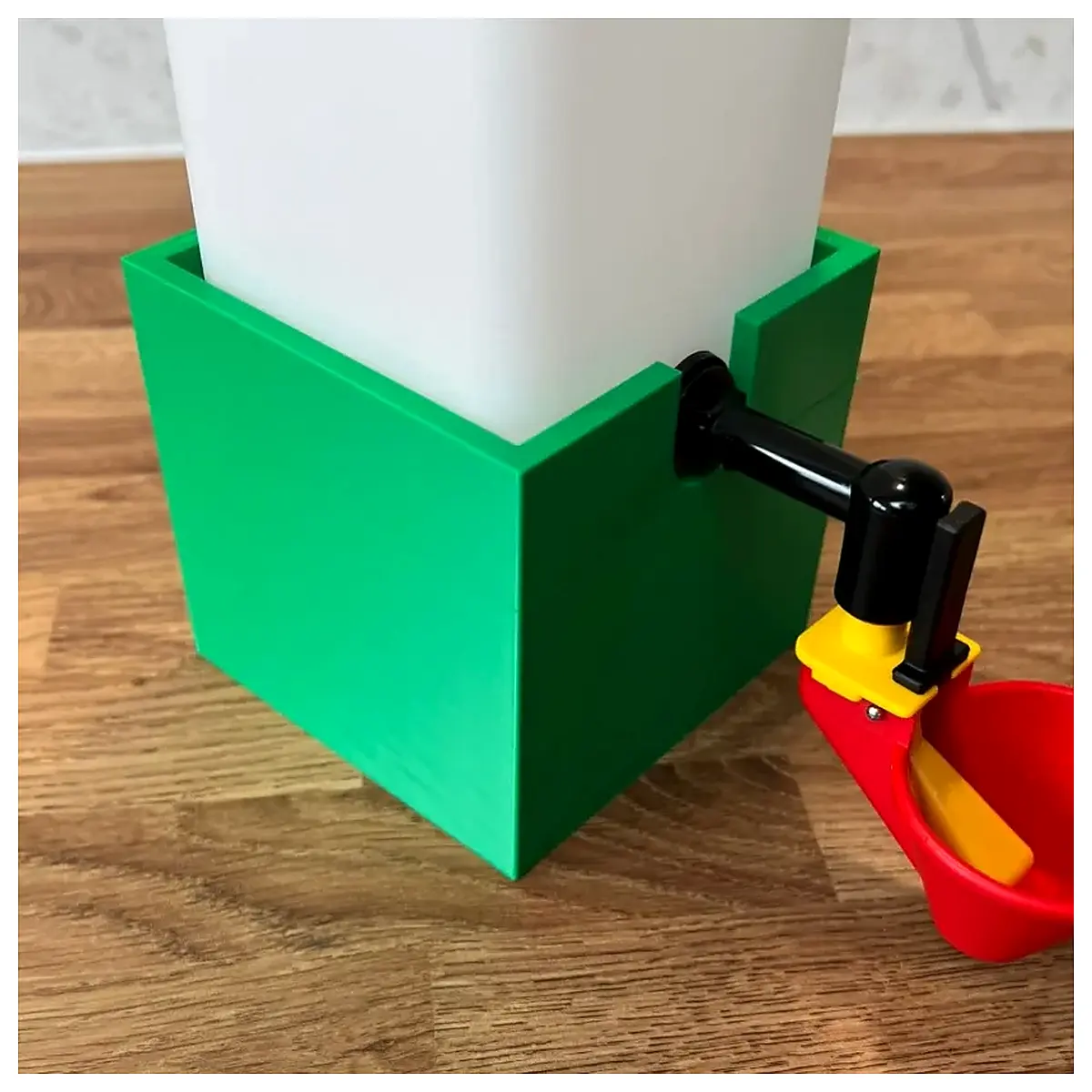 Bird Waterer Stand Chicken Duck Quail Automatic Waterer Stand Bird Waterer Parts Bird Waterer Installation Pet Waterer Accessories