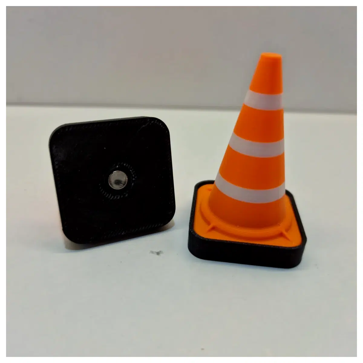 Traffic Cone Refrigerator Magnetic Base Refrigerator Magnet Magnetic Base Fridge Accessories Magnetic Installation Magnetic Fix