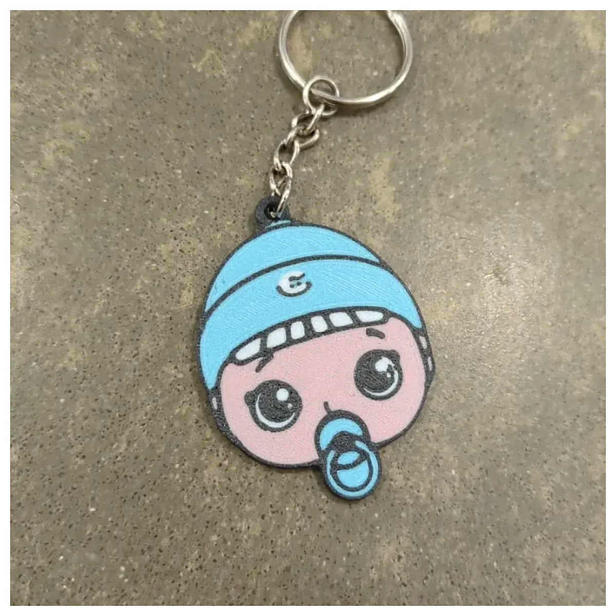 Baby Toy Keychain Infant Figurine Hanging Charm Baby Gift Realistic Cute universal parts repair