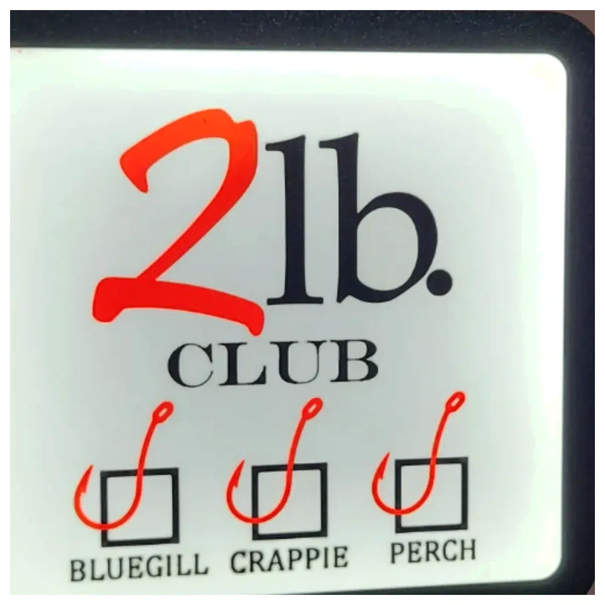 2 Pound Club Box Car Box Advertising Sign Outdoor Lighting Vehicle Decoration Car Parts