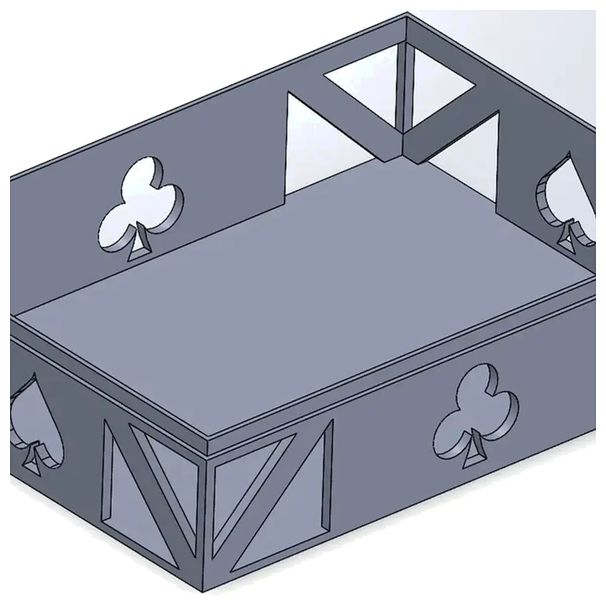 Playing Card Box Storage Box Organizer Game Accessories Card Holder Protective Case Box