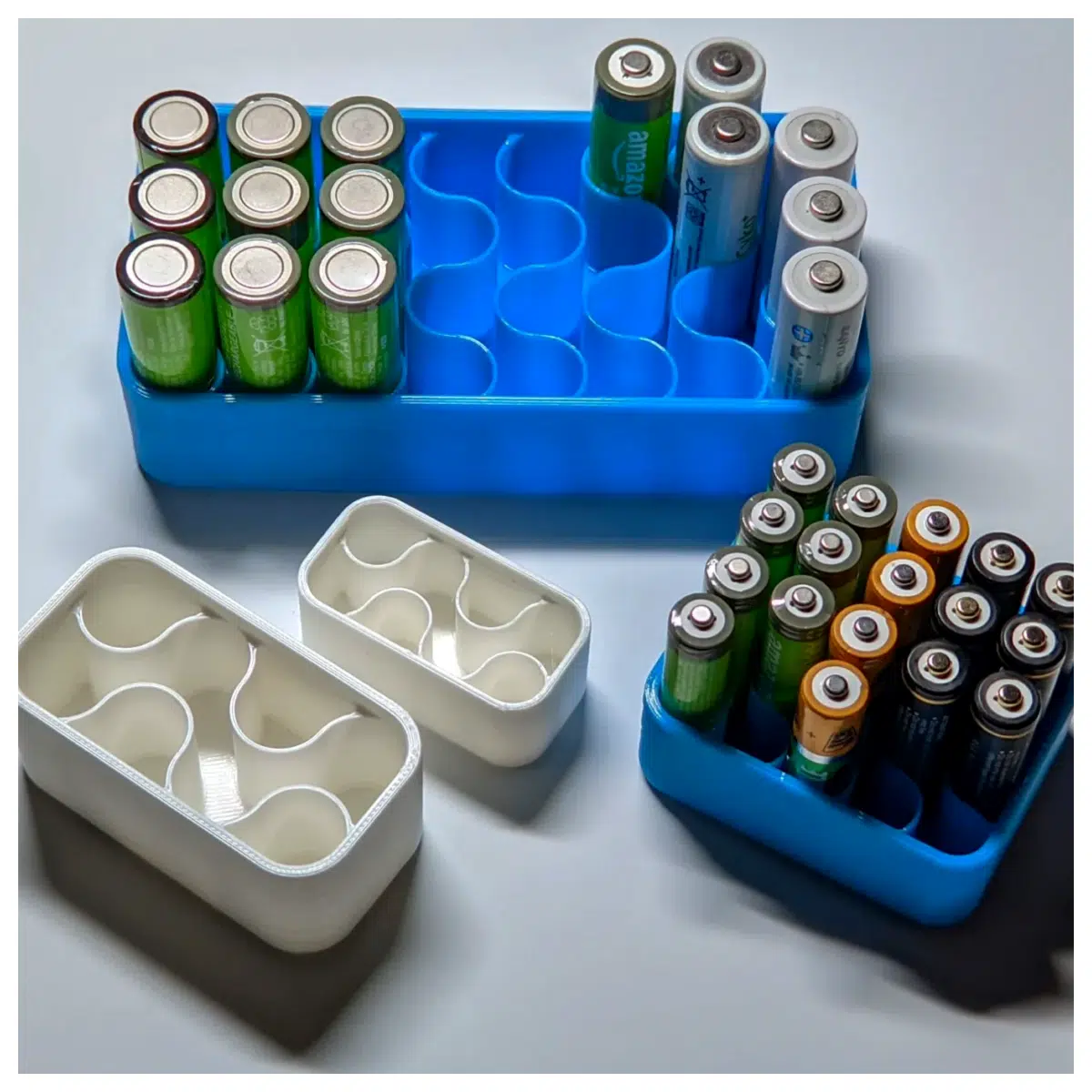 YABST Battery Tray AA AAA Storage Box Battery Holder Charger Accessories