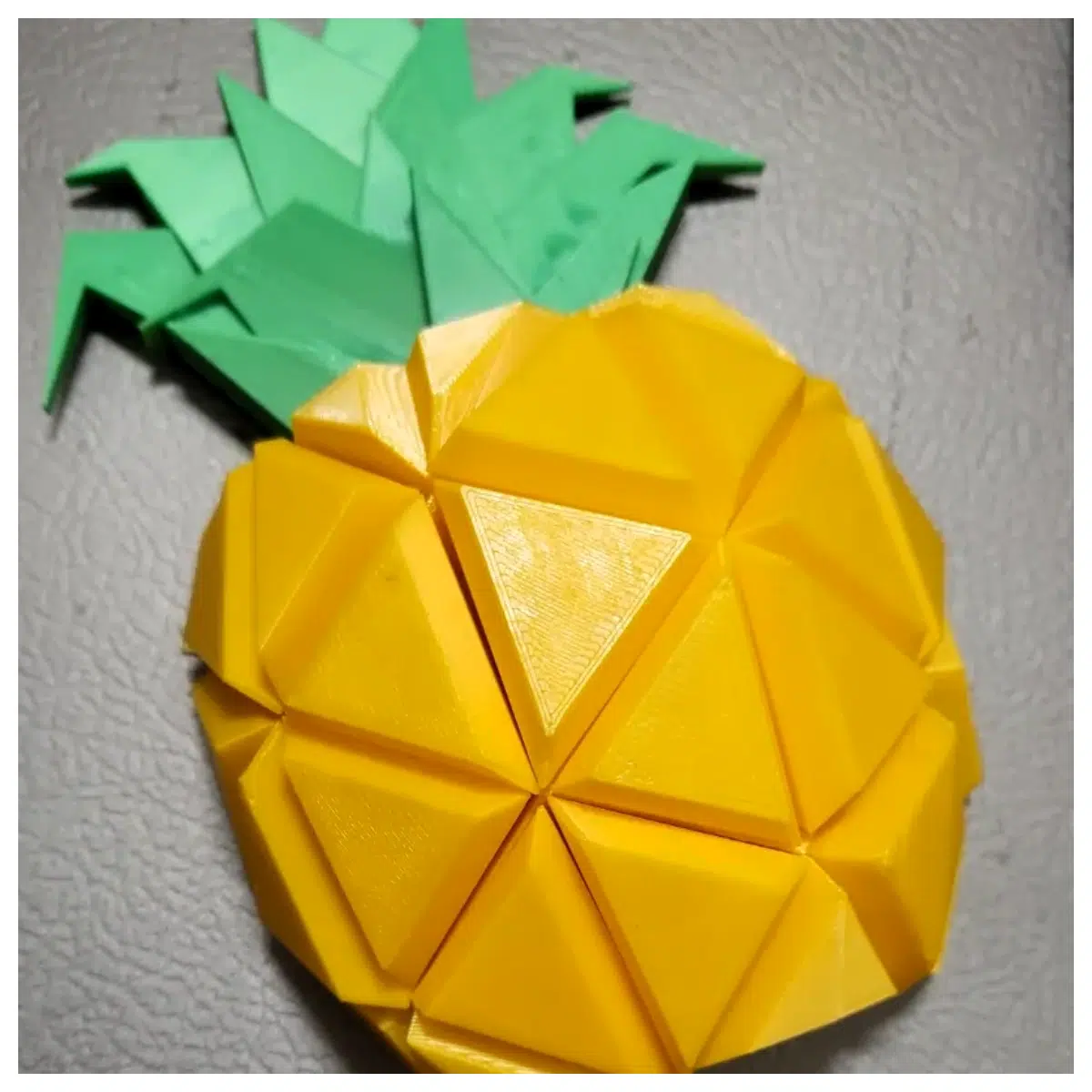 Low Poly Pineapple Magnets Pineapple Magnetic Pieces Toys Magnetic Accessories Bulk Magnets