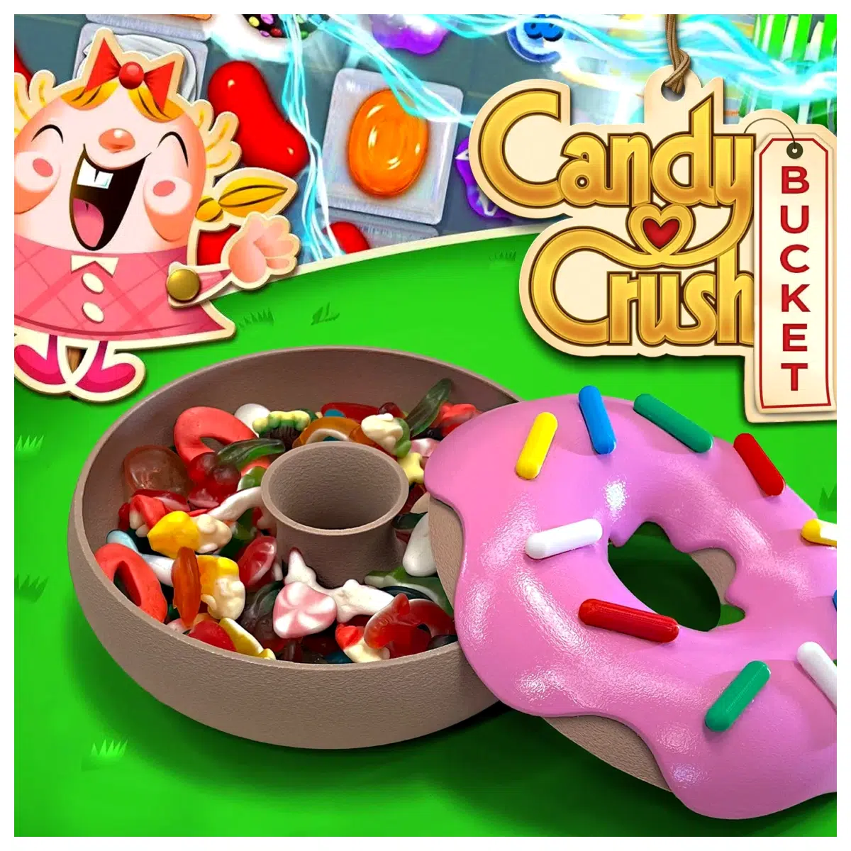 Candy Crusher Bucket Accessories Candy Crushing Machine Candy Grinder Candy Breaker Popcorn Bucket Accessories