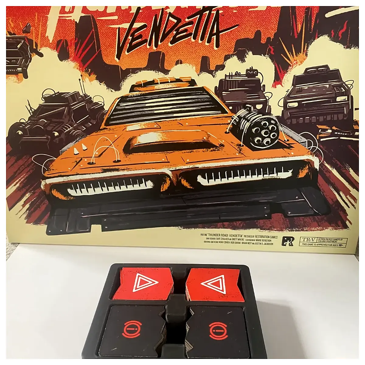 Thunder Road Revenge Tile Stand Game Base Desktop Stand PC Stand Gaming Accessories Desktop Decoration