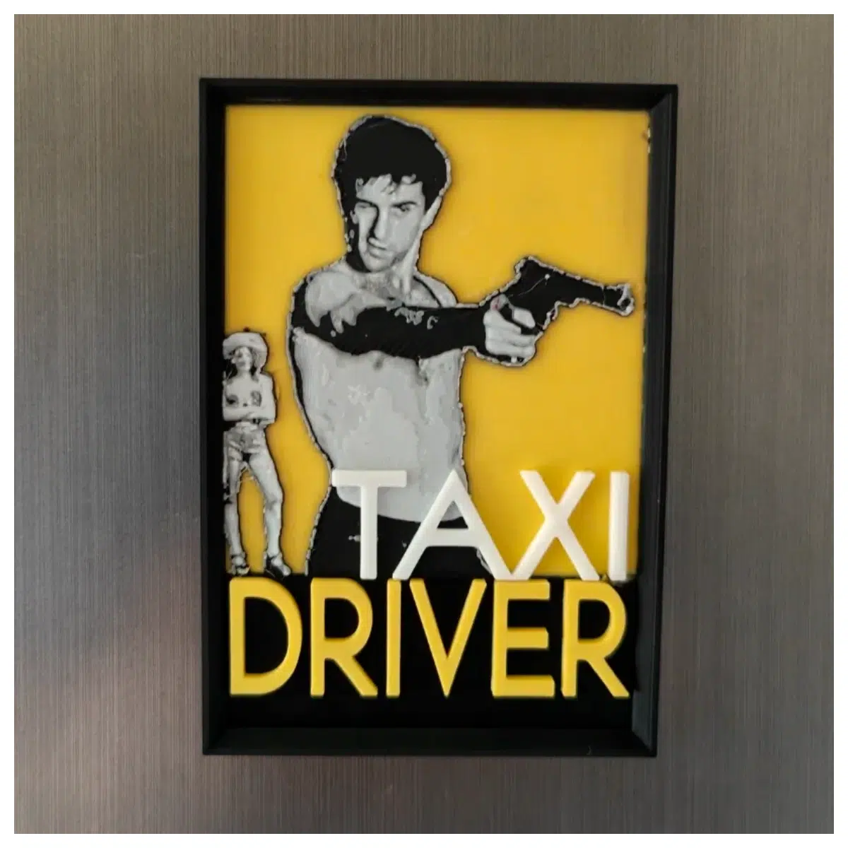 Taxi Driver Movie Poster Magnet Fridge Decal Classic Film Decoration Car Collection Fridge Magnet Decorative Stickers