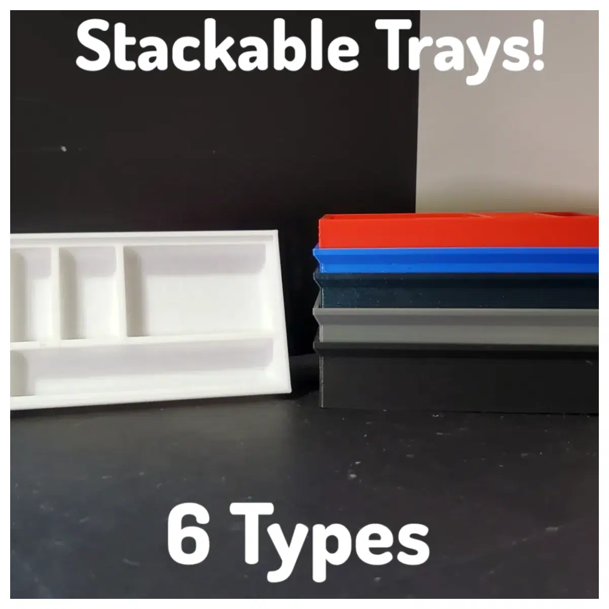 Stackable Storage Trays 6 Types Organizer Boxes Shelving Storage Solutions Stackable Trays