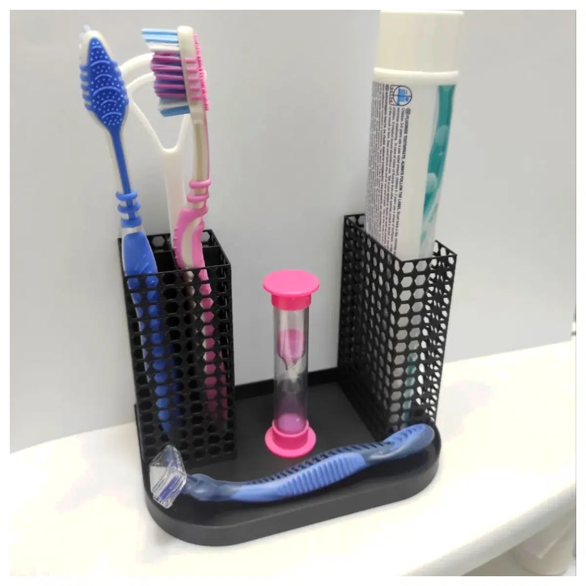 Mini Bathroom Organizer Cleaning Tools Space Declutter Dirt Fast Cleaning Junk Removal