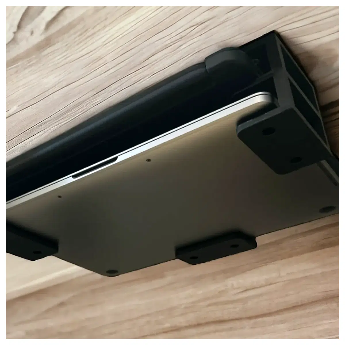 Dual Layer Desk Laptop Stand 2 Device Holder Phone Stand Desktop Accessory Computer Support
