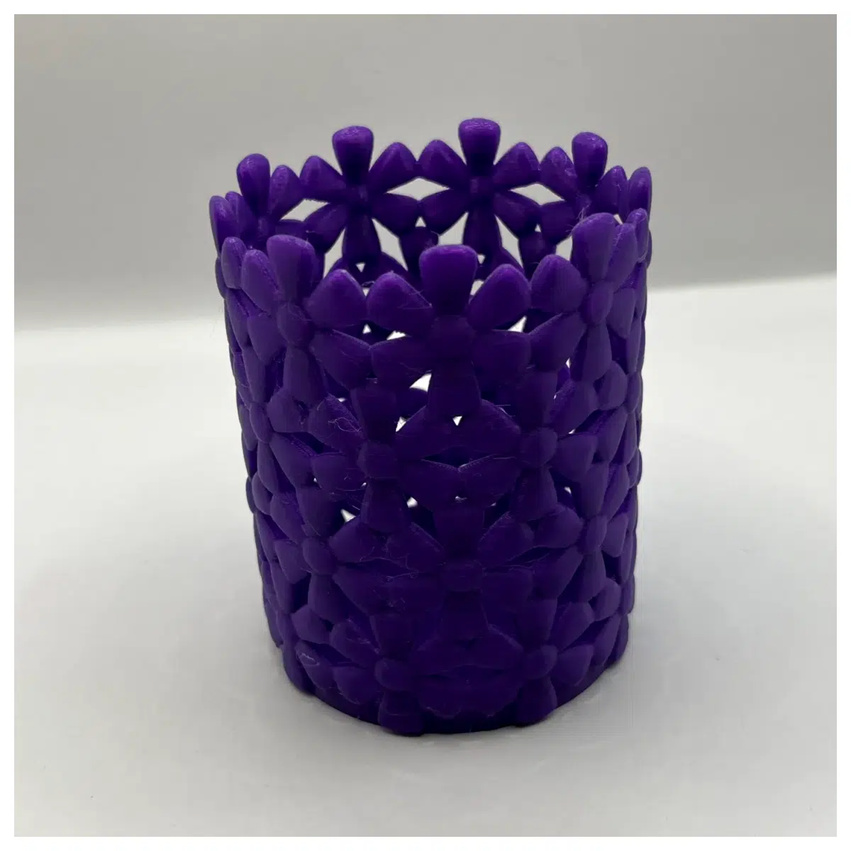 Floral Pen Holder Creative Writing Organizer Decorative Desk Box Pencil Case Office School Supplies