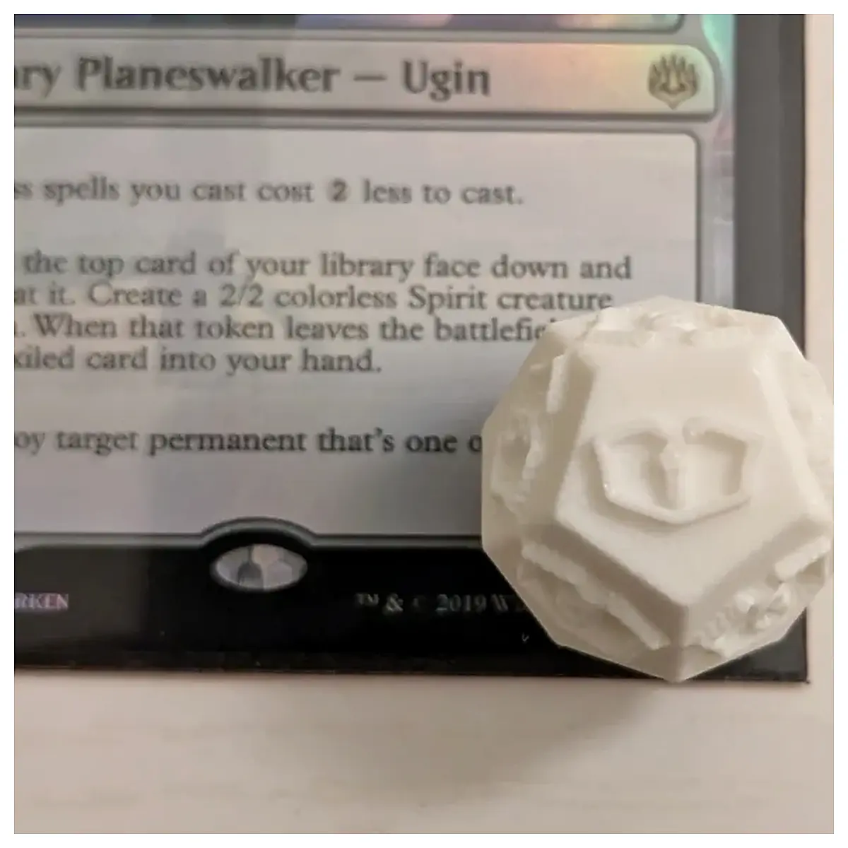 MTG Loyalty Rotation Counter D12 Dice Tower Counter Scoring Game Accessories