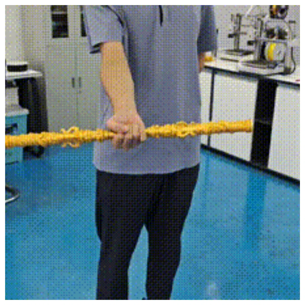 Ruiji Gold Hoop Stick Extendable Component Long Extension Stick Accessory Sports Equipment Training Tools