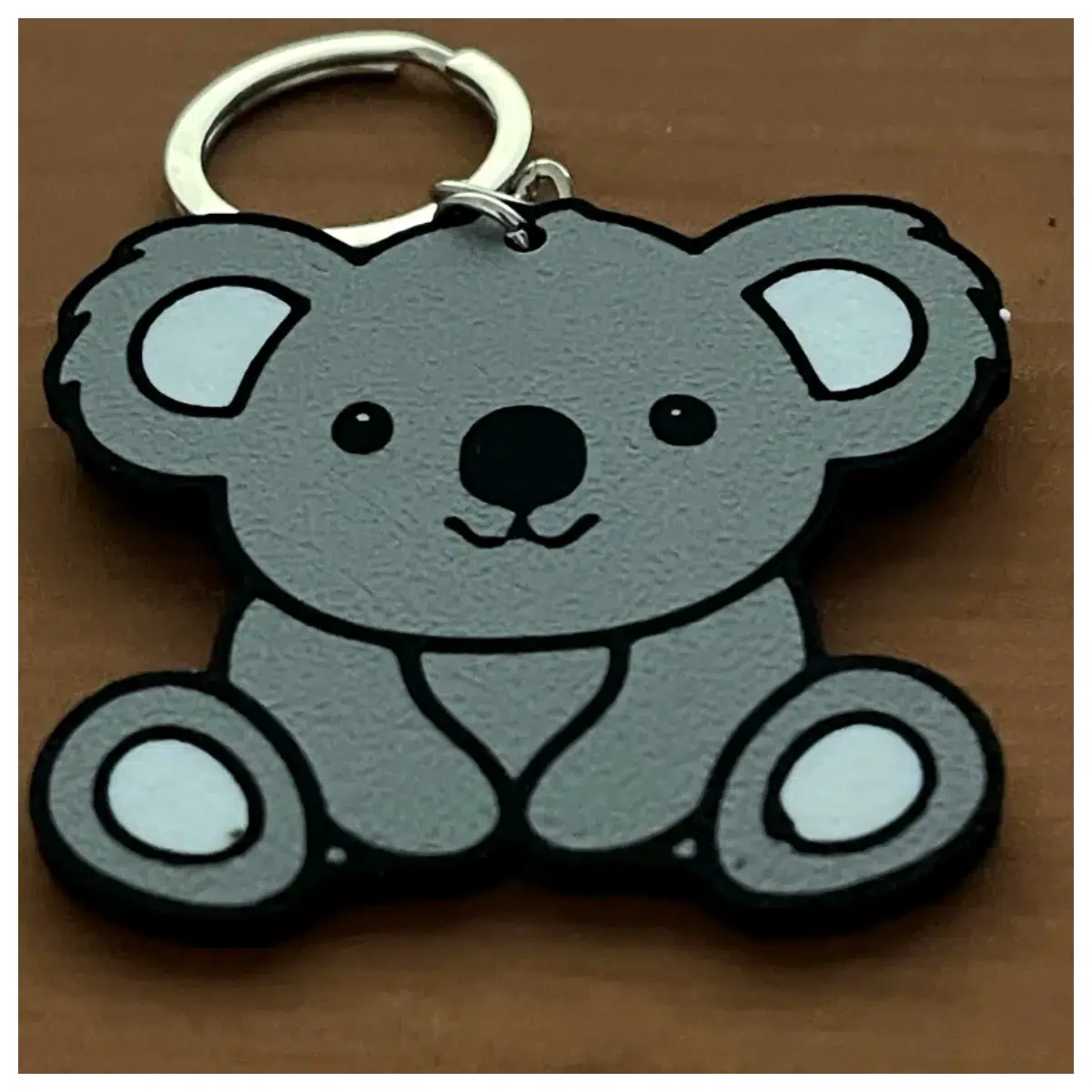 Koala Charm Keychain Cute Cartoon Animal Pendant Phone Chain Keyring Accessories Student Gift