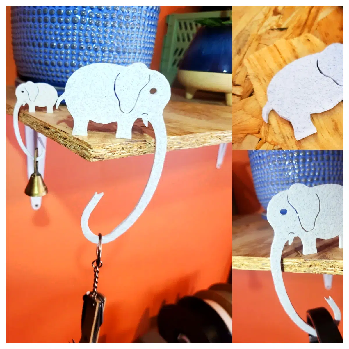 Elephant Balancing Hook 3D Print Tutorial Easy DIY Model Electronic Parts Creative Crafting