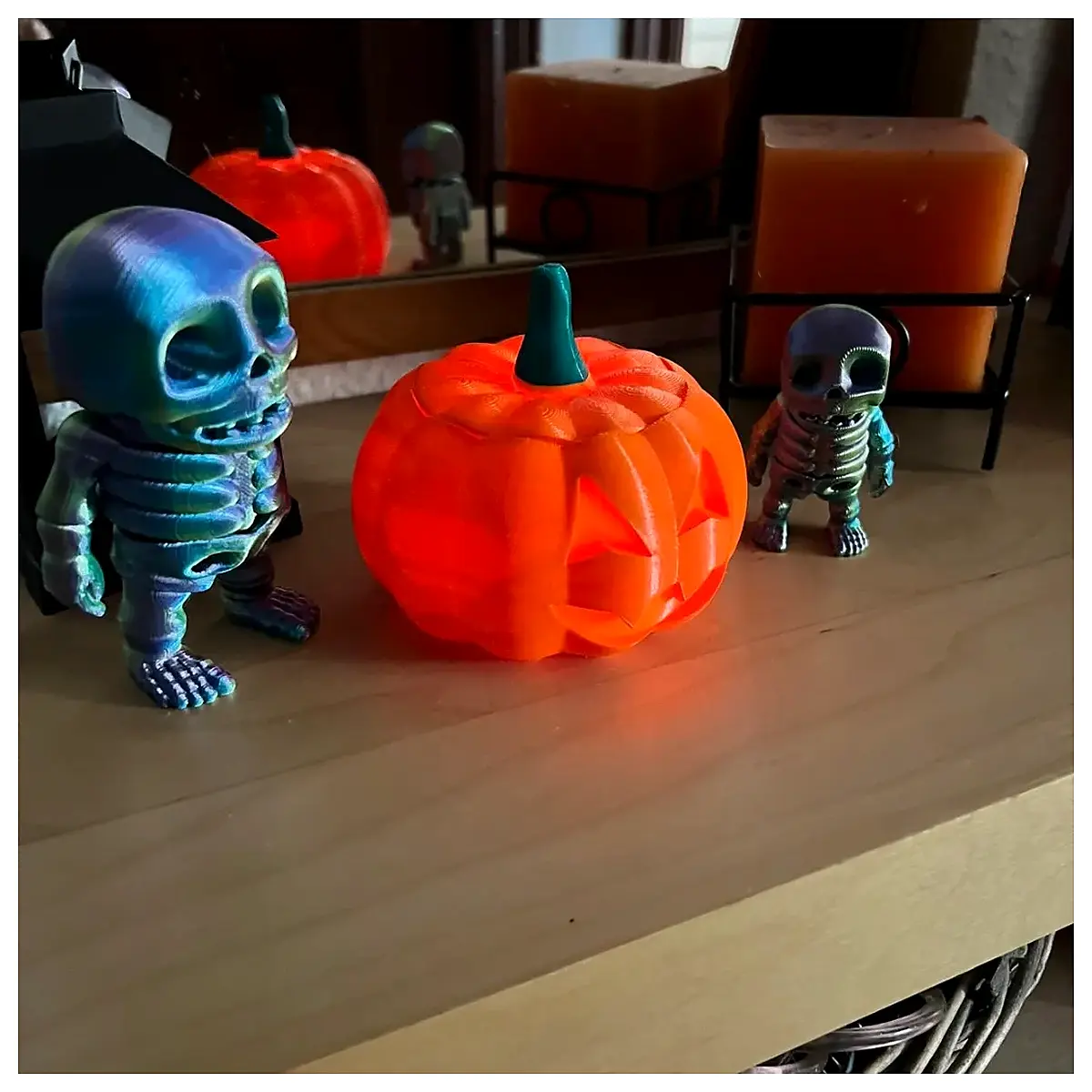 Halloween Candles Festive Decor Halloween Supplies Creative Gifts Decorative Items