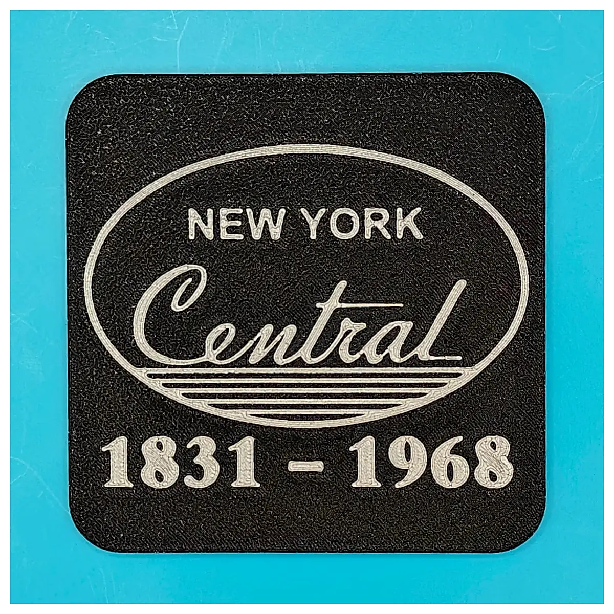 New York Central Railroad Coaster Set Memorial Train Collectible Ceramic Table Decor