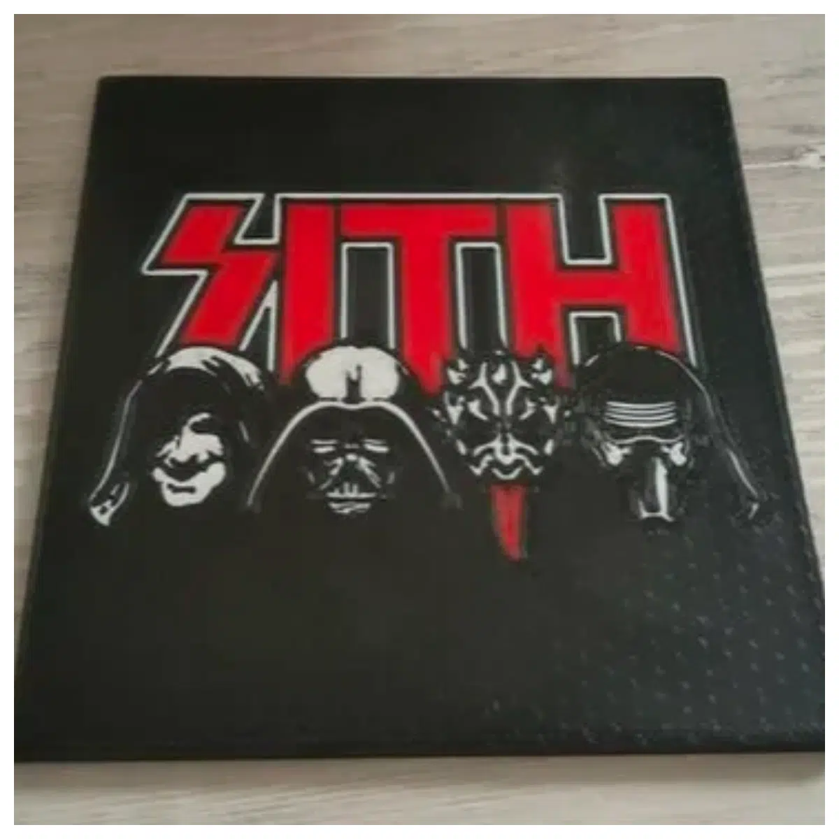 Sith Square Coasters Table Protection Coffee Mat Tea Pad Anti Slip Easy to Clean Modern Home Decor