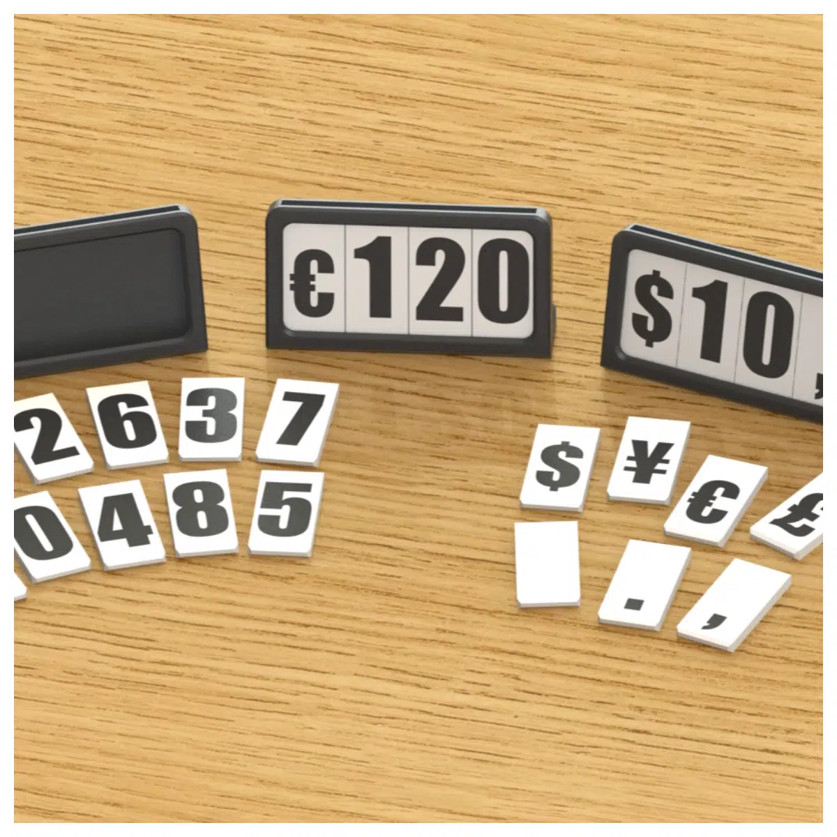 Minimalist Price Label Design Printer Printing Templates Accessories Promotional Labels