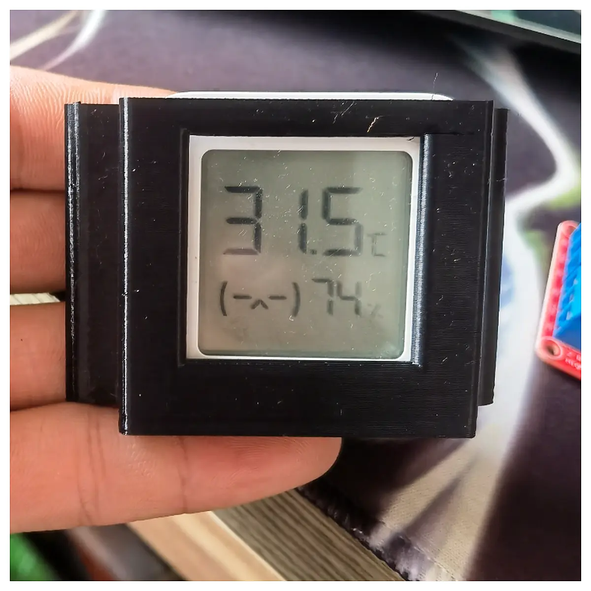 Hygrometer Stand 2 Pack Wall Mount Indoor Temperature Humidity Sensor Accessories