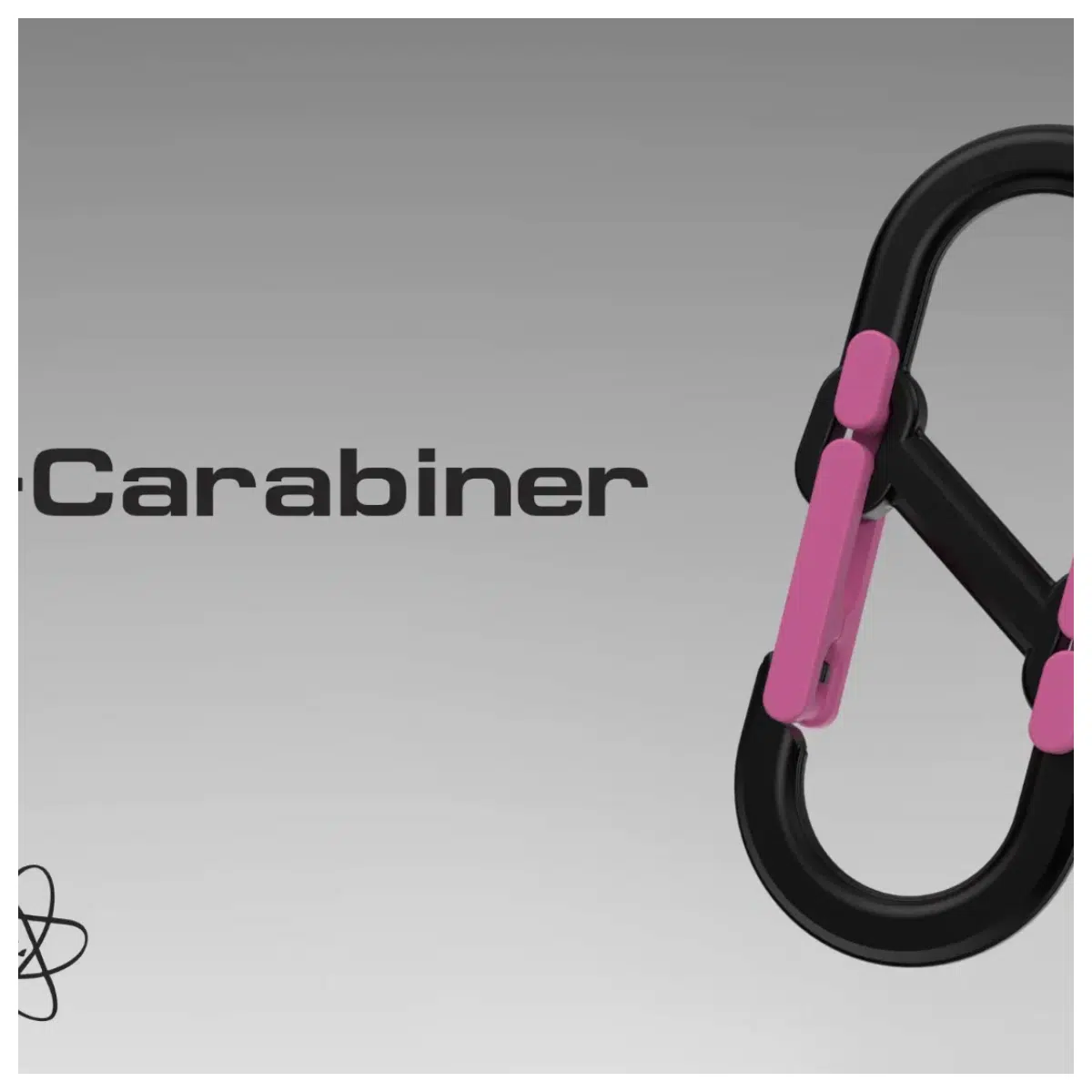 S Type Dual Carabiner Climbing Hardware Outdoor Gear Hiking Accessories Locking Carabiner Fast Connectors