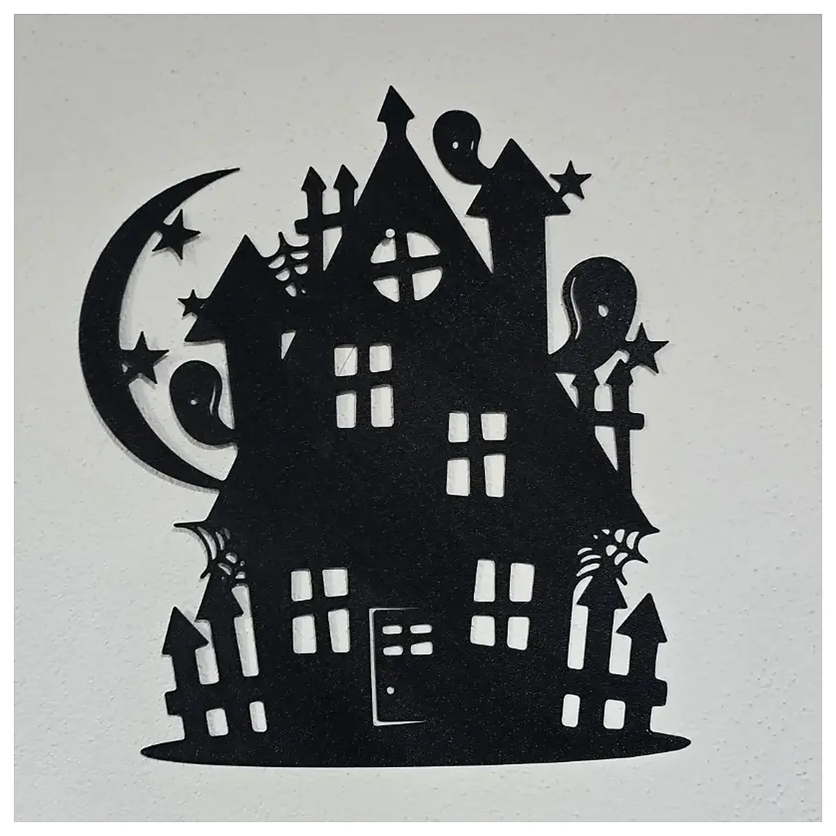 Halloween Wall Art 2D House Decor Horror Theme Wallpaper Festive Decorations Interior Design