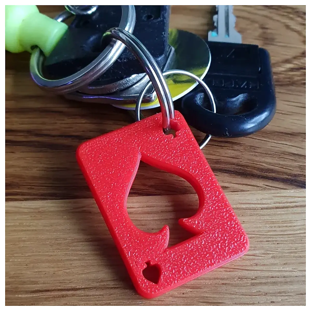 Ace of Spades Pendant Jewelry Pendant Accessories Black Pendant Hanging Pendant Jewelry Wholesale