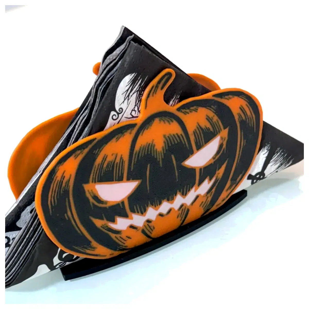 Halloween Napkin Holder Creative Table Decor Festive Dinner Party Accessory Decoration Party Supplies Suitable for Family Gatherings