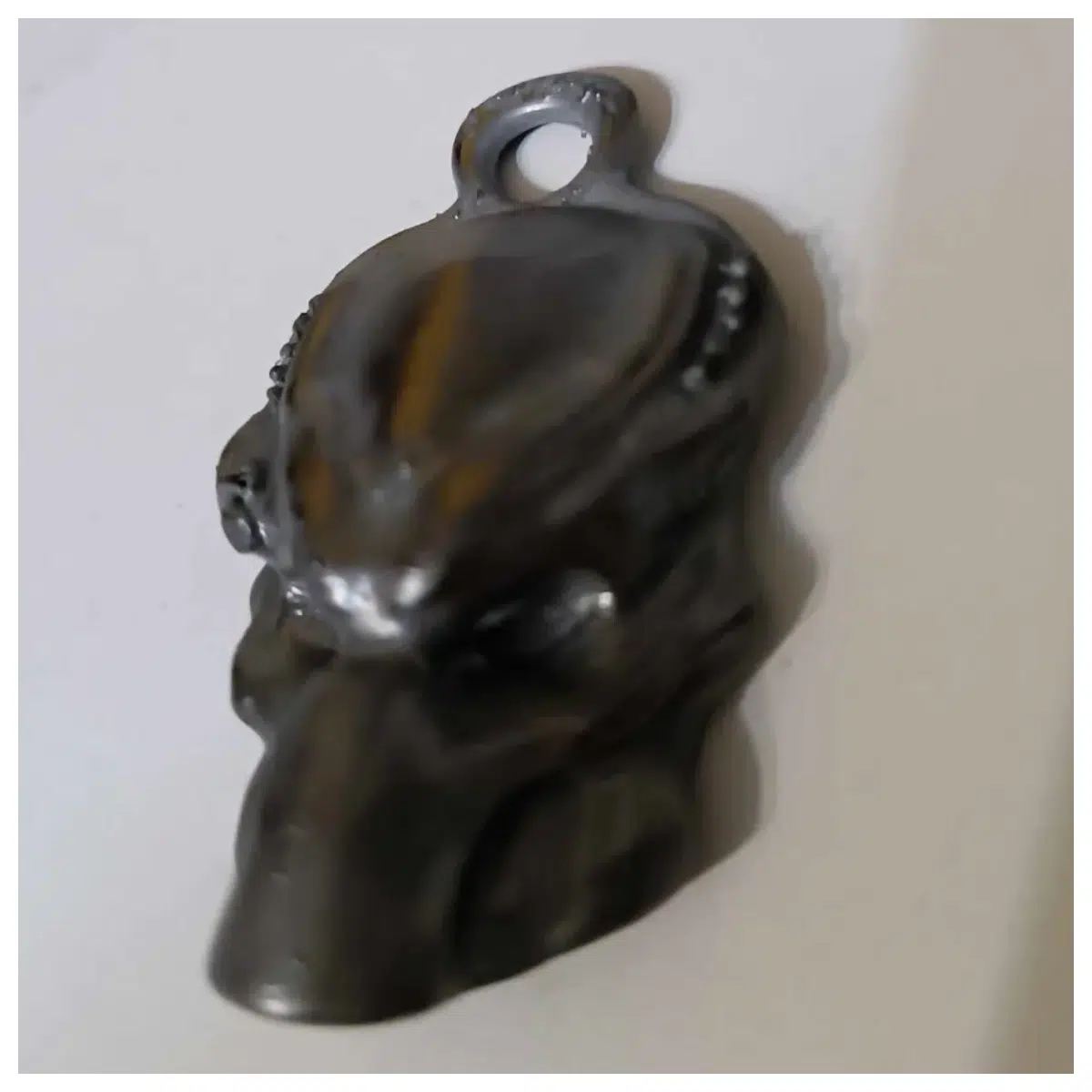 horror movie keychain predator style metal pendant for bag