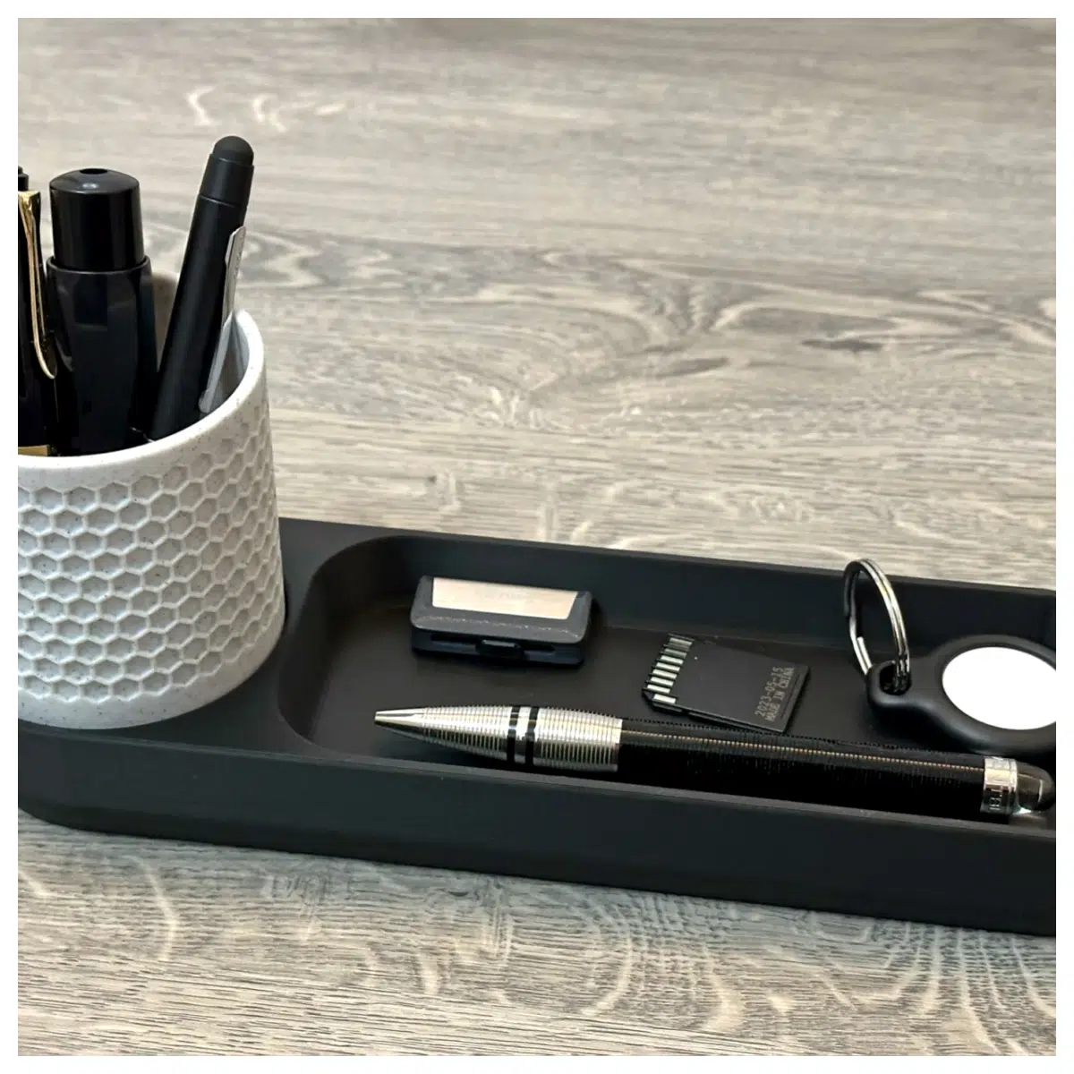 Desktop Organizer Slim Hexagonal Storage Solution Multi Functional Desk Organizer Office Supplies