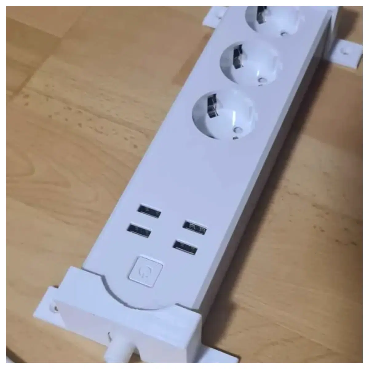 Meross Power Strip Mounting Bracket Wall Mount Holder Power Cord Organizer Wall Accessory Support Bracket Installation