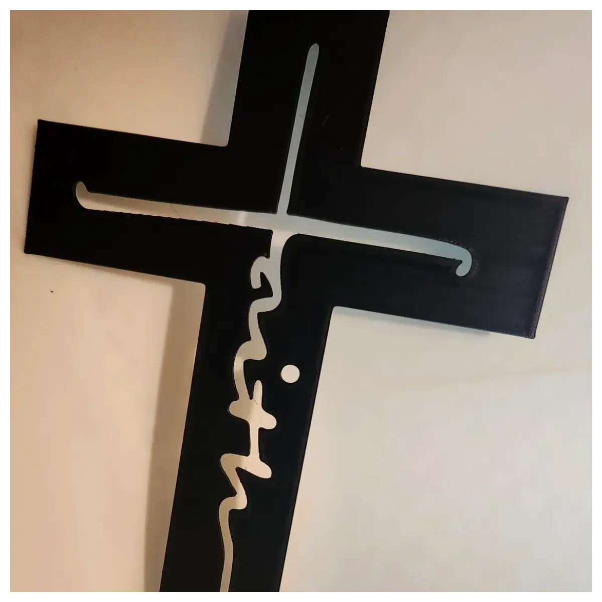 Cross of Faith Religious Ornament Prayer Bible Memorial Gift Faith Cross Religious Decor