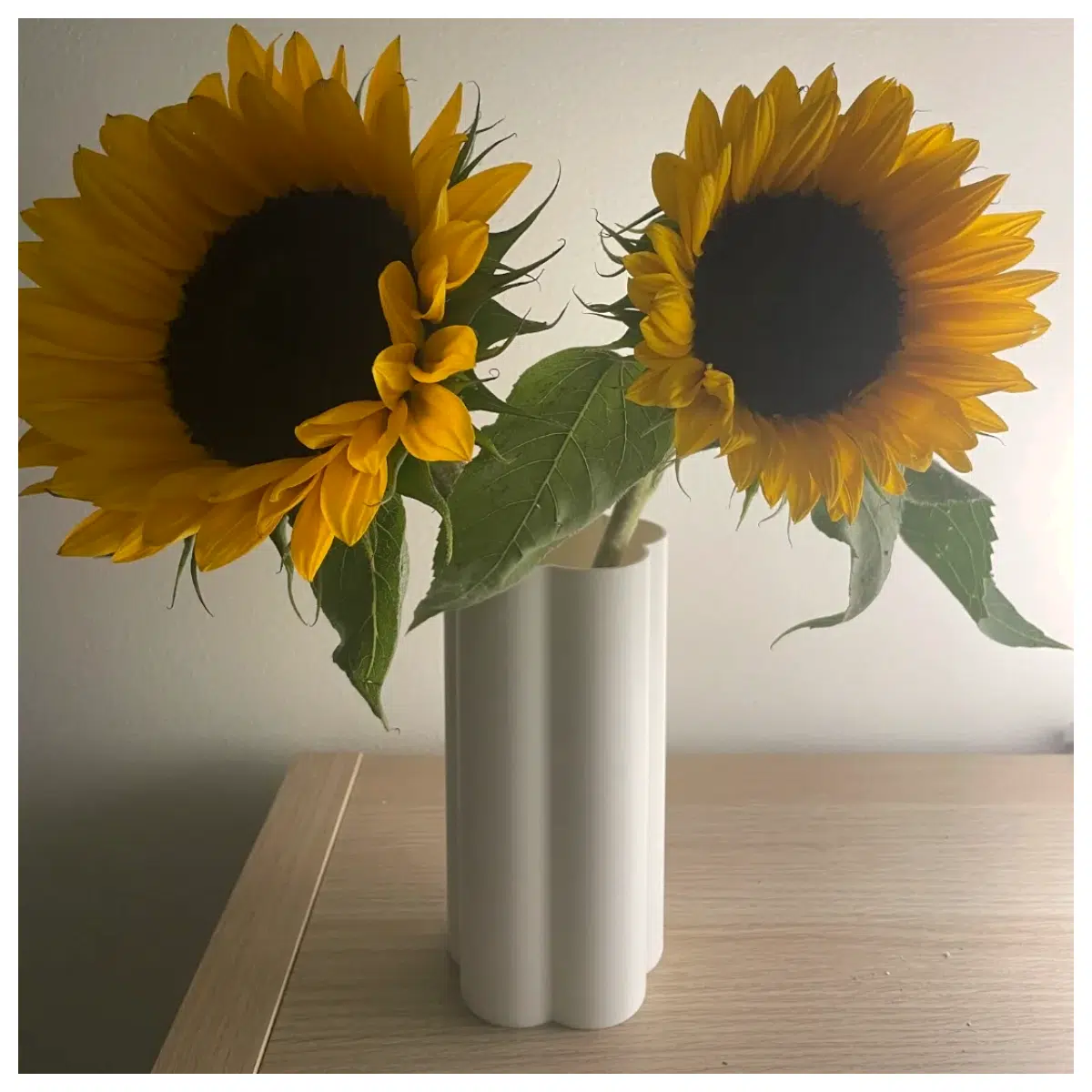 Five Petal Vase Waterproof Ceramic Flower Pot Decorative Home Decor Arrangement Planter Creative Floral Art