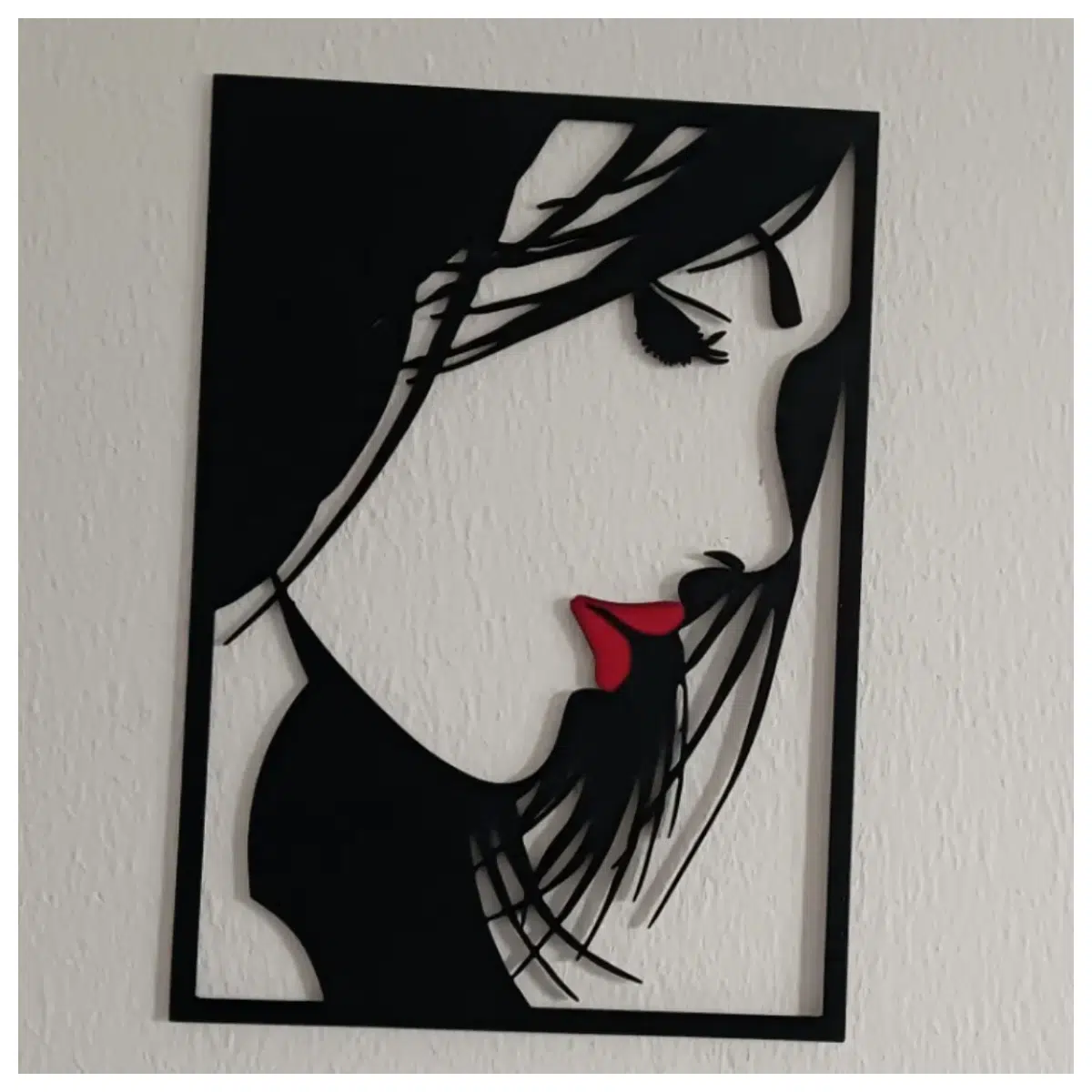 Wall Decor Beautiful Faces Wall Stickers Wall Art Decoration Wallpaper Modern Minimalist
