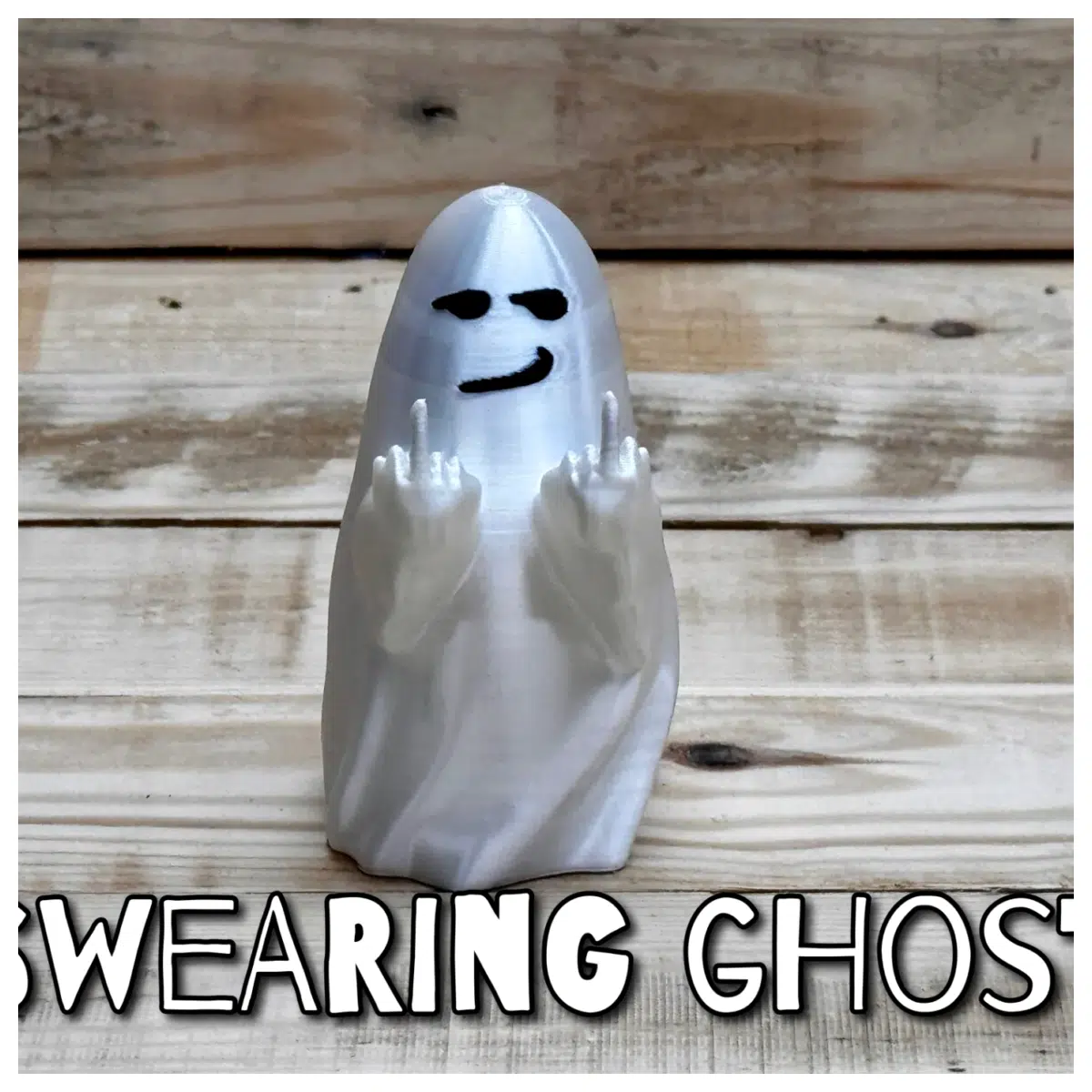 cursed ghost figurine haunted spirit statue demonic entity scary horror prop doll collectible supernatural phantom toy evil dark