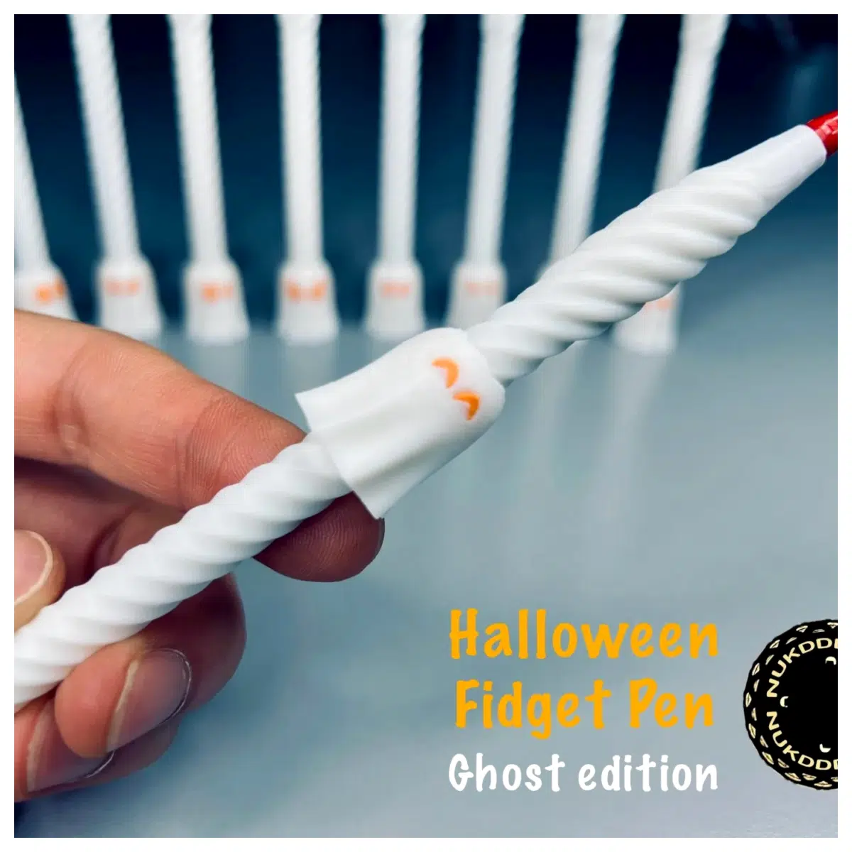 Halloween Stress Relief Pen Ghost Edition Anxiety Relief Fidget Pen Desk Toy Office Gadget