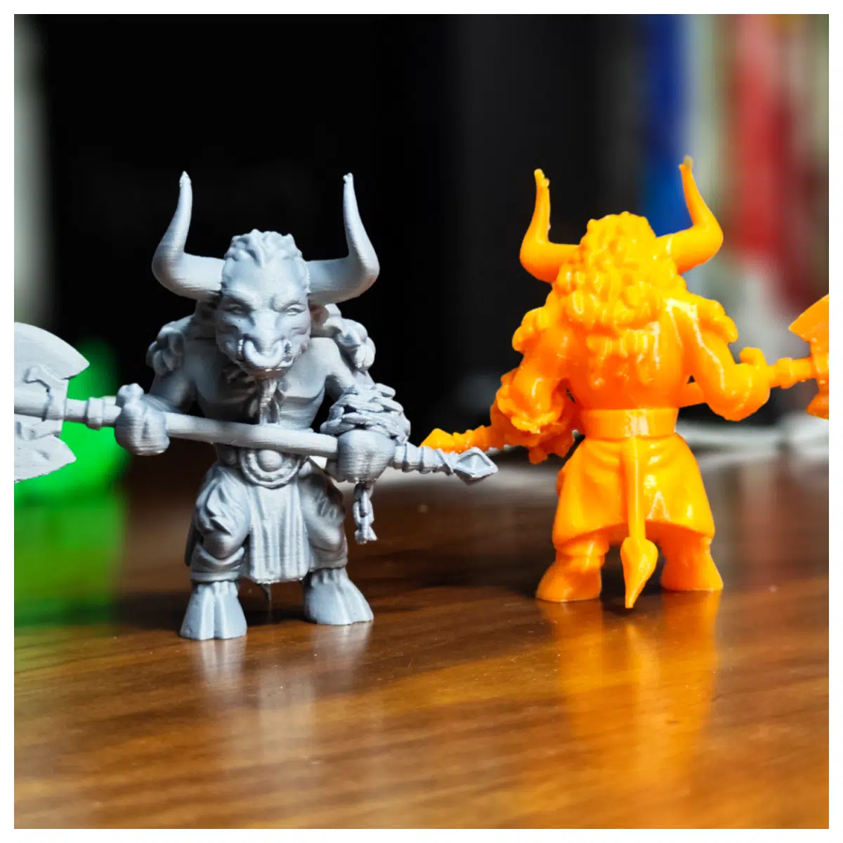 Q Version Bull Demon King Niu Han Han Power Wisdom Toy Cute Overlord Model Collectible Figure Accessories