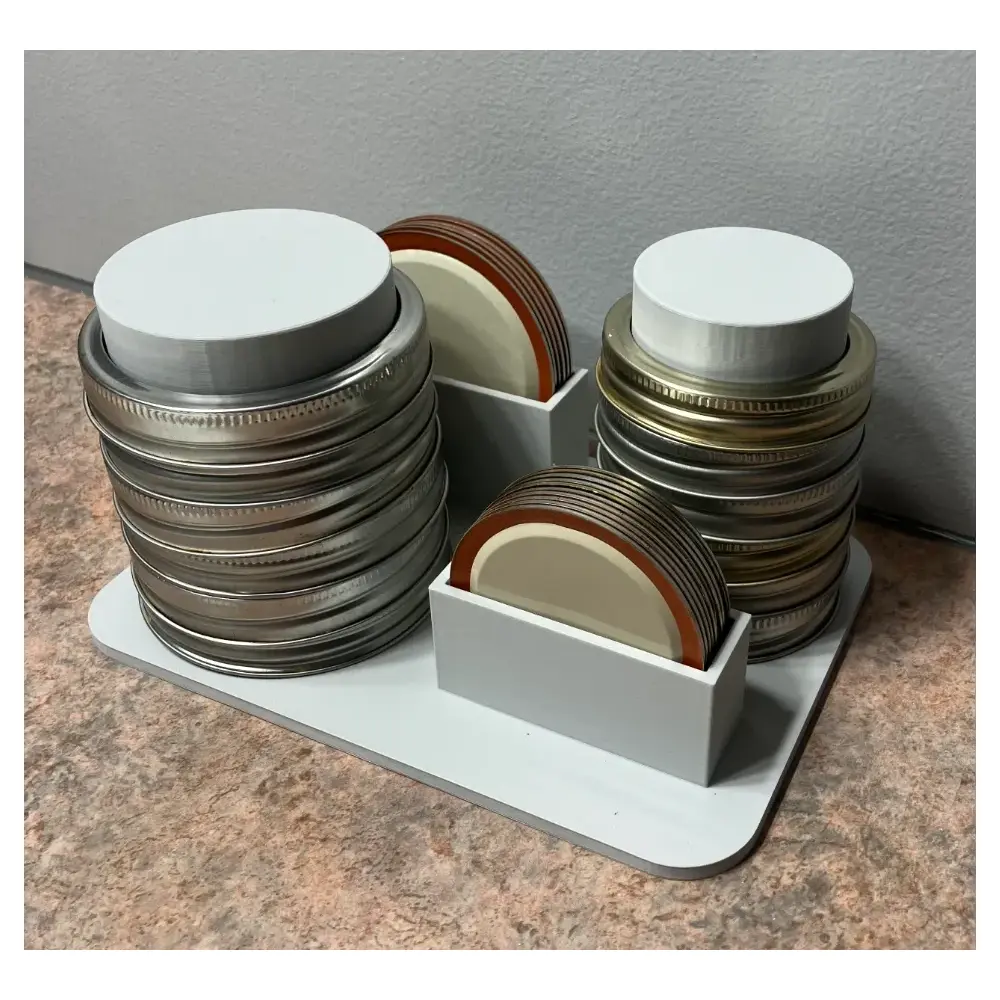 Mason Jar Lid Organizer Multi Jar Storage Tool Seal Lid Remover Easy Use