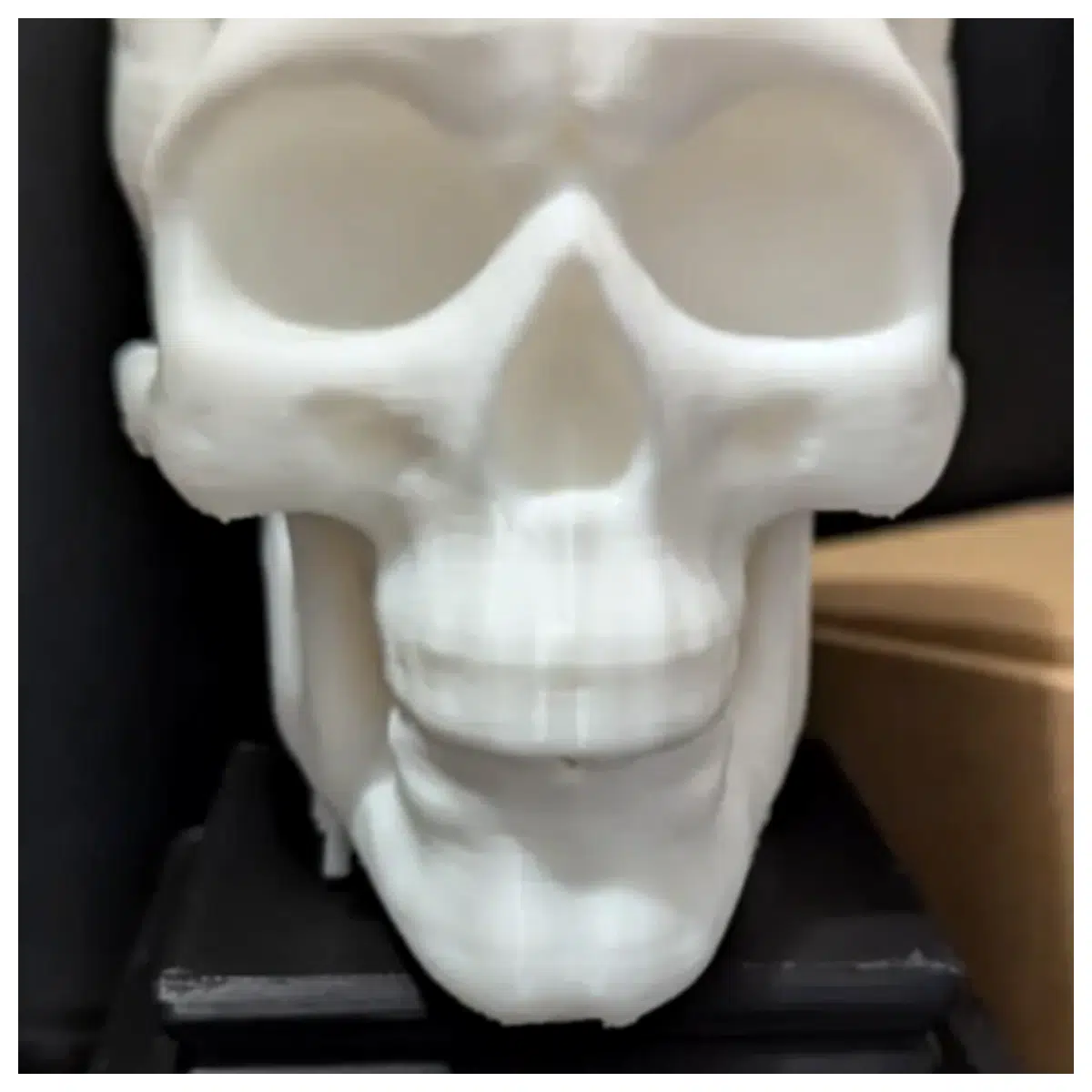 Base Skull Decoration Figurine Desktop Small Sculpture Art Bone Statue Creative Gift