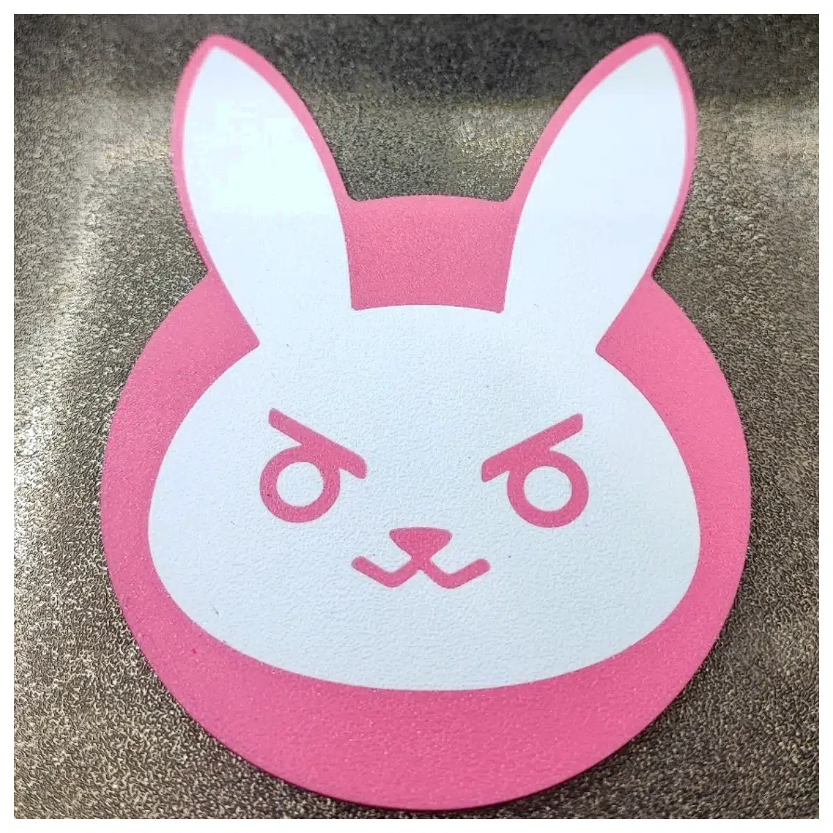 Cute Rabbit Coasters Set Desk Decoration Silicone Mats Car Cup Holder Accessories Office Supplies Fits Various Cups